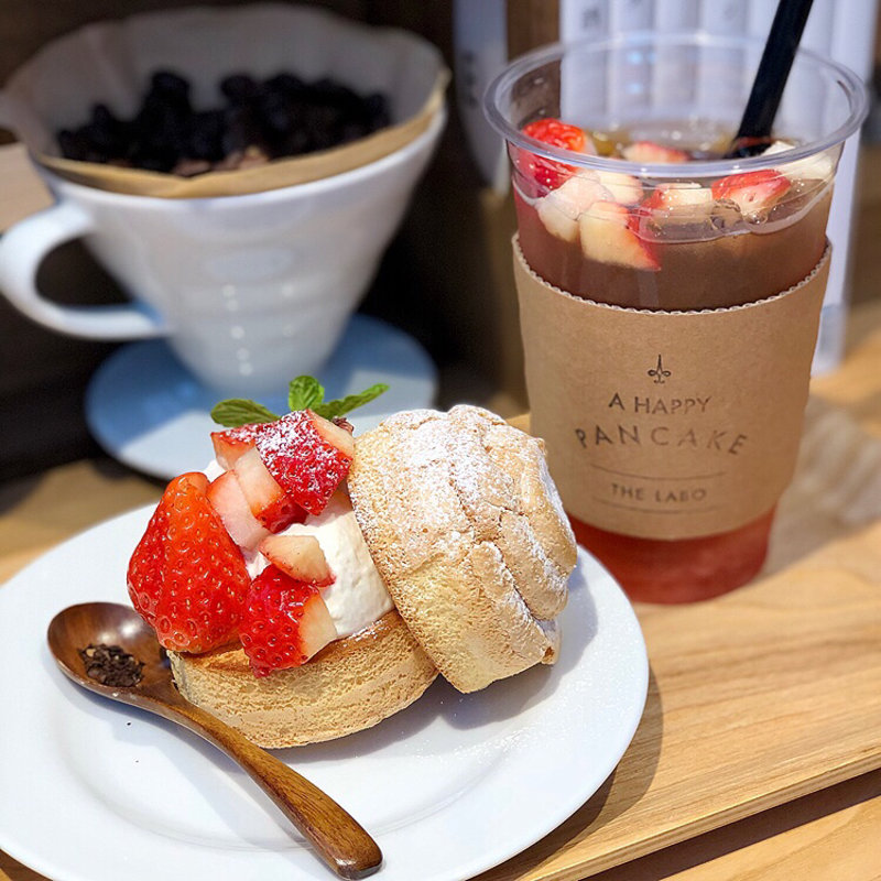 幸せのクリームバーガー(幸せのパンケーキ 南船場店 )