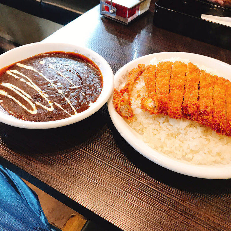 カツカレー別皿大盛り(カレー屋ロック )