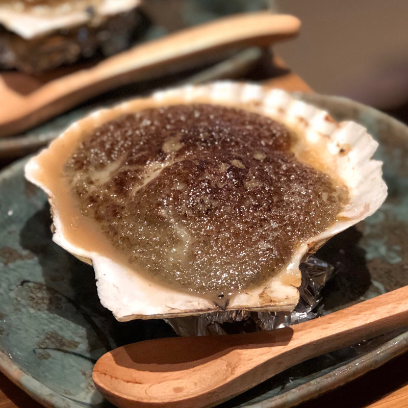 コース【選べるお鍋付き★イチオシ！上司の心を鷲掴み♪】  逸品 帆立の蟹味噌焼き(しなののてっぺん 長野店 )