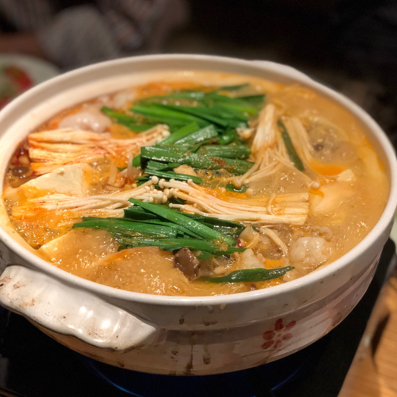 コース【選べるお鍋付き★イチオシ！上司の心を鷲掴み♪】  ピリ辛モツ鍋(しなののてっぺん 長野店 )