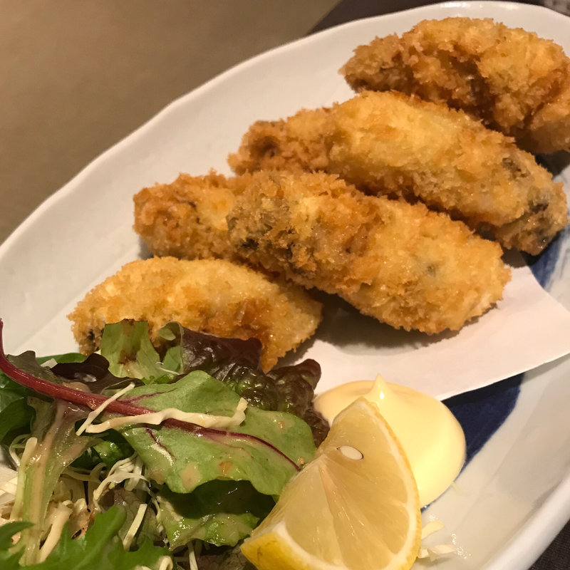 牡蠣フライ(炙りとお酒 磯銀)