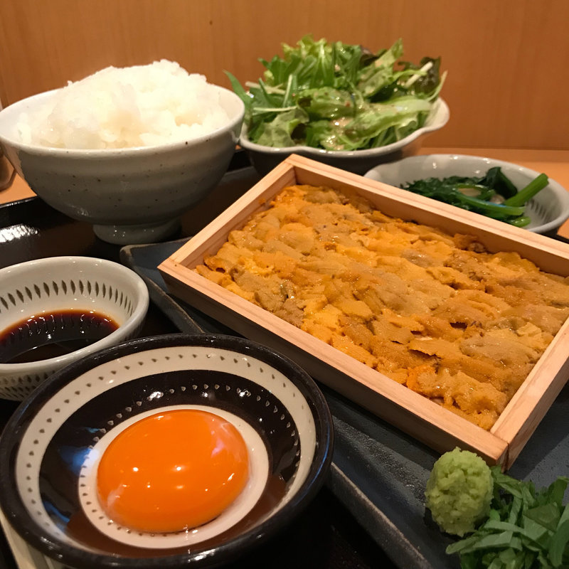 うに箱定食(土龍 )