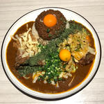 辛口並 豚 キーマ アチャール 納豆 ドライパクチー(吉田カレー  )