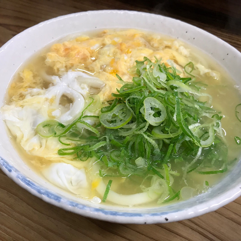 玉子とじうどん(弥太郎うどん)