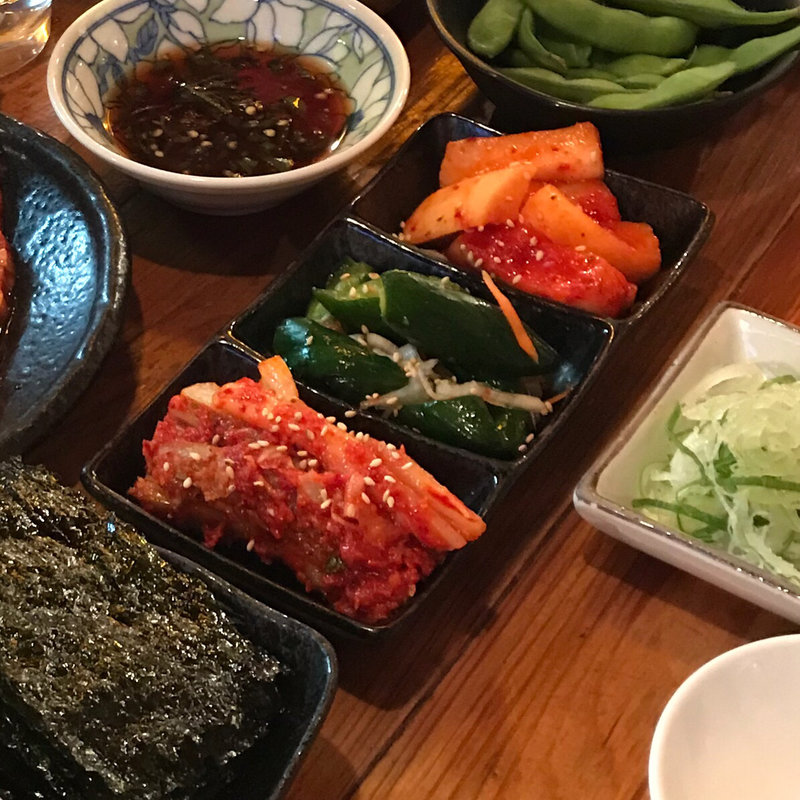 キムチ(3～4種盛り)(焼肉食道かぶり 高円寺アパッチ店)