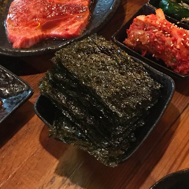 韓国のり(焼肉食道かぶり 高円寺アパッチ店)