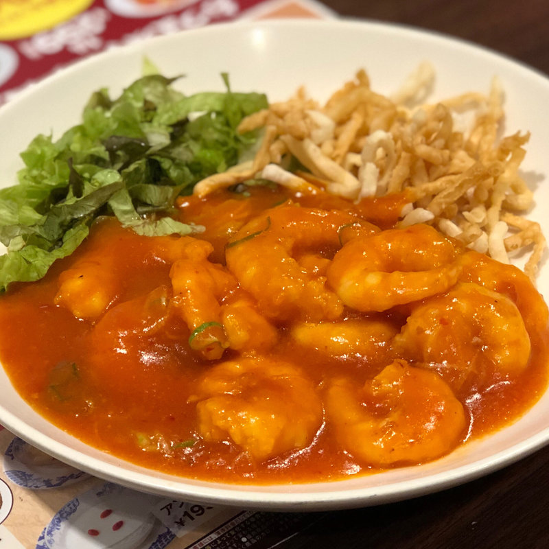 海老のチリソース(バーミヤン 飛田給駅北口店)