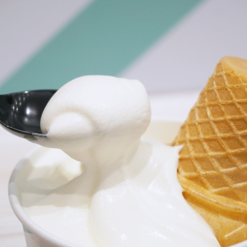 生クリーム好きの為の生クリームソフトクリーム(生クリーム専門店 Milk(ミルク) 福岡天神店)