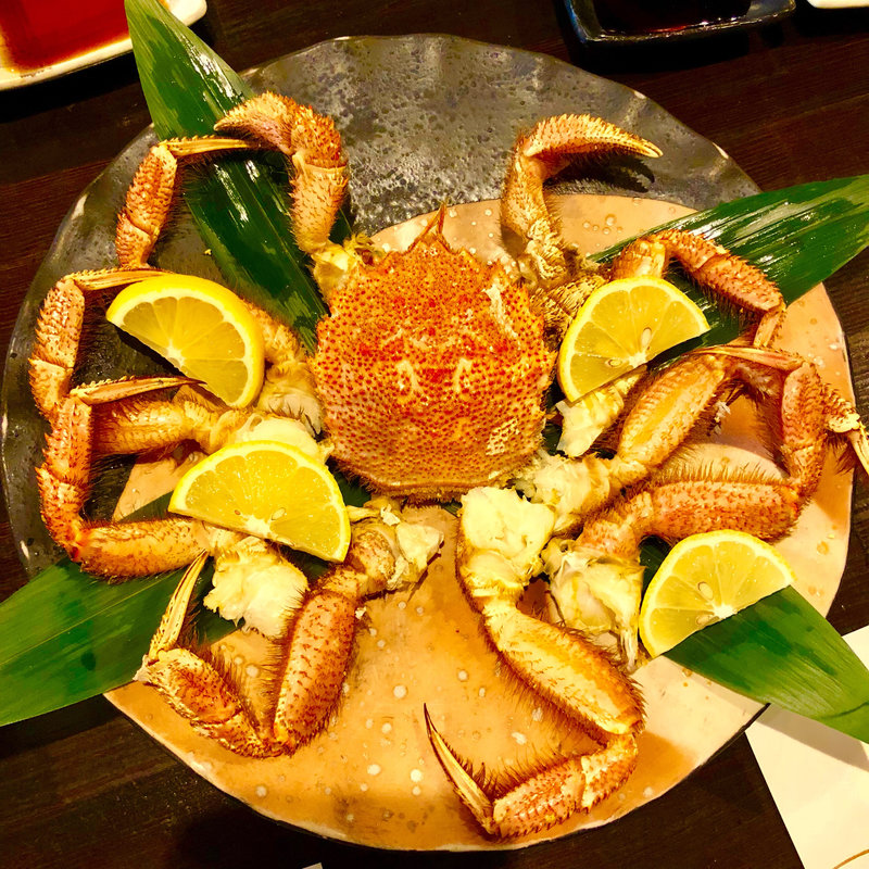 焼き毛ガニ(旬味旬菜 大和)