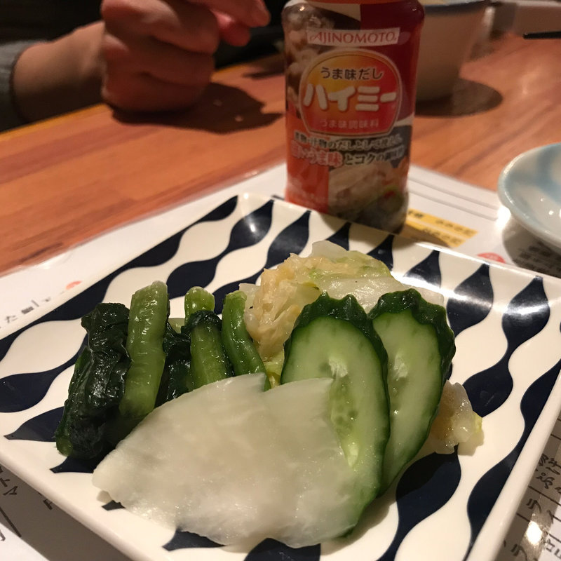 昭和の漬物 (酒場劇場せんべろロケット駅東製作所)