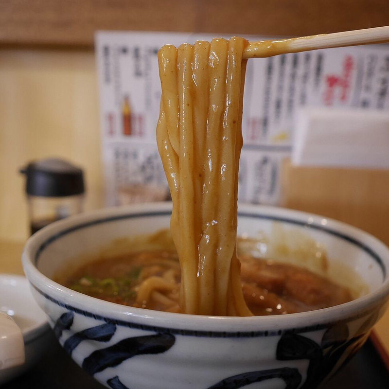 カツカレーうどん(うどんば しん)