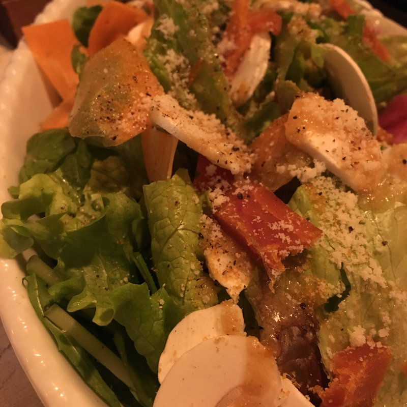 Wカラスミのプレミアムシーザーサラダ(MARE di SAKAI)