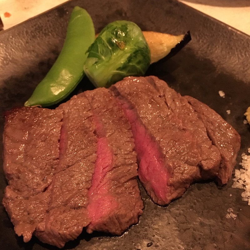 阿波牛のランプステーキ(MARE di SAKAI)