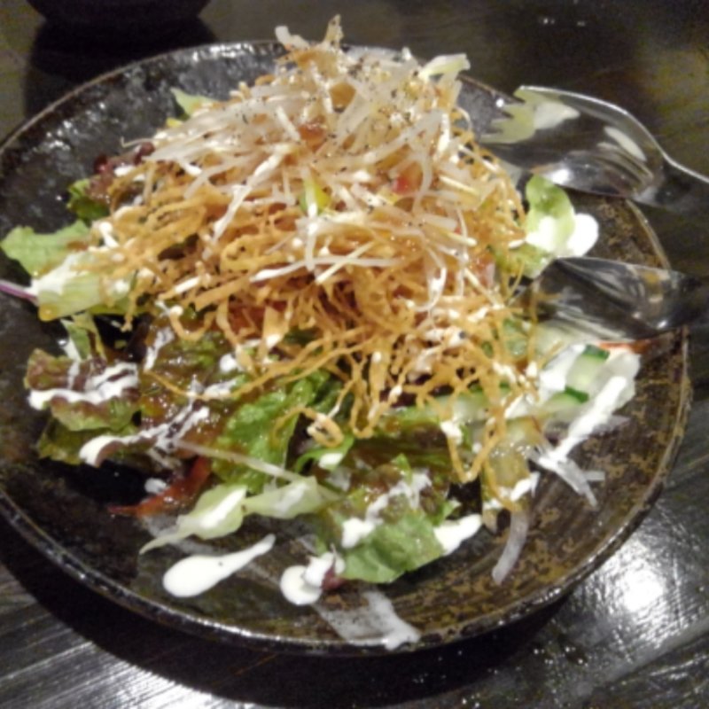 ジャコと飛びっ子サラダ(龍馬)