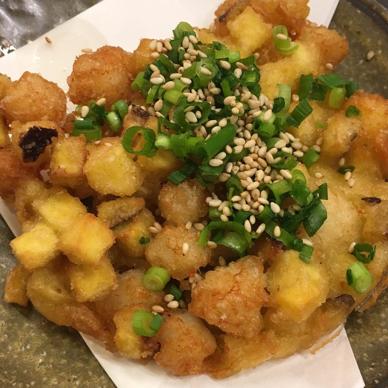 小柱とさつま芋のおつまみ揚げ(鳥良商店 上野6丁目店)