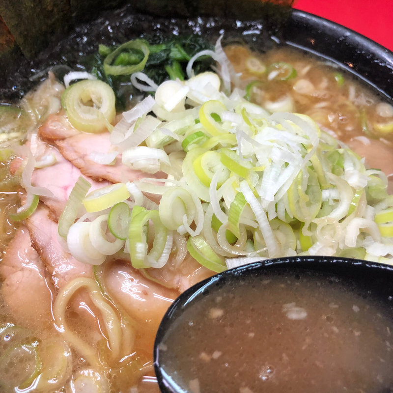チャーシューメン味玉、朝ネギ(杉田家)