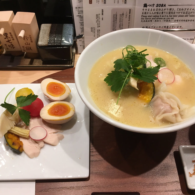 特製鶏白湯SOBA(銀座 篝 本店)