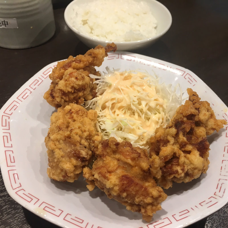 カラアゲ定食(来来亭守山店)
