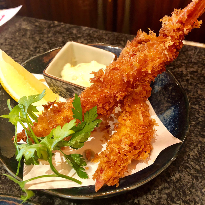 海老フライ(とんかつ マンジェ)
