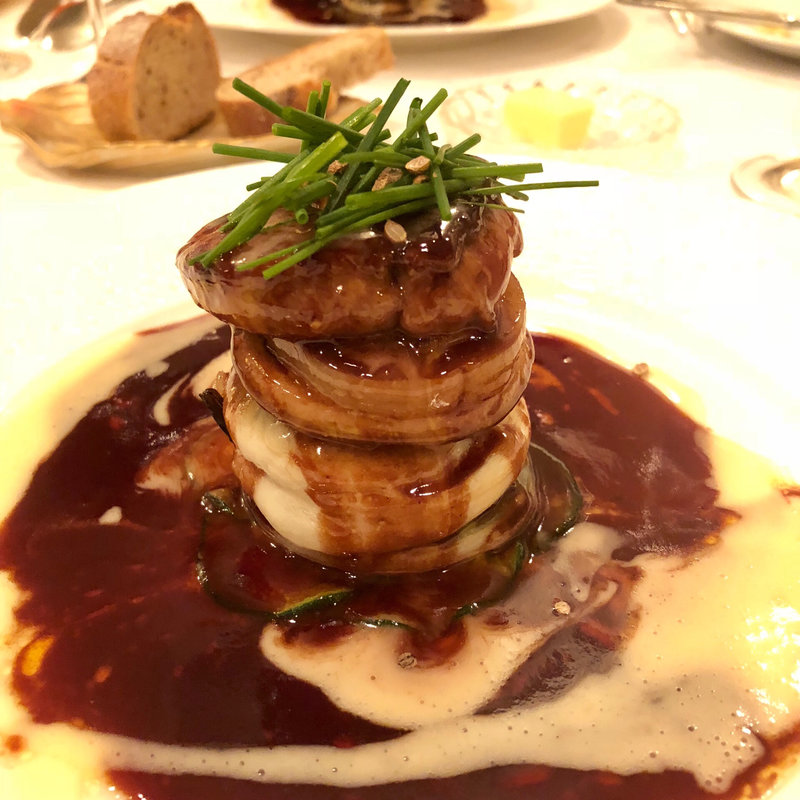 梅雨穴子のミルフィーユ(トレフ ミヤモト)