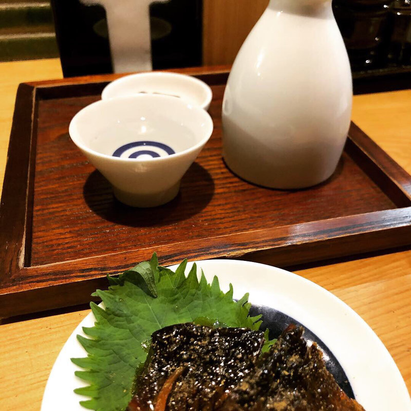 ニシンの佃煮(立食いそば 千花庵)