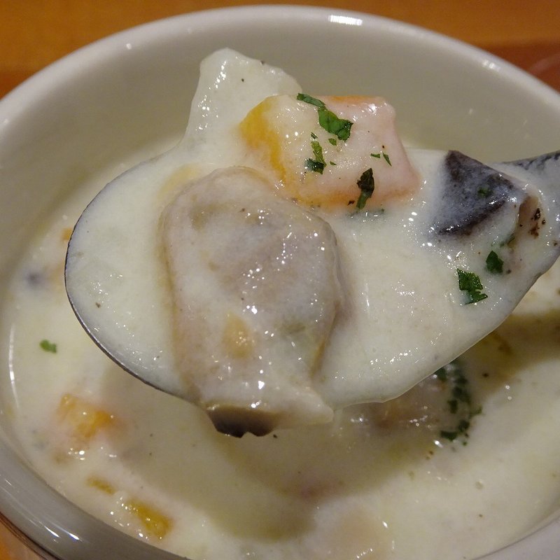 自家製クラムチャウダー Small(HELLO NEW DAY Hamburger)