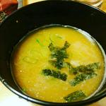 山芋の冷製牛スープ