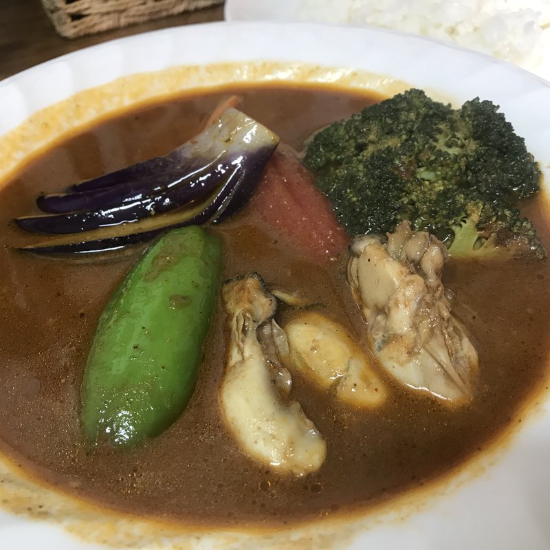 カキと野菜カレー(スープカレー カムイ本店)