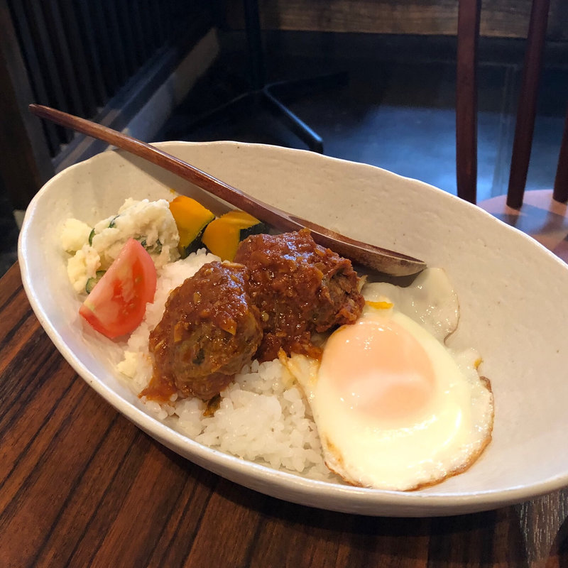 ハンバーグランチ(をちょぼ庵)