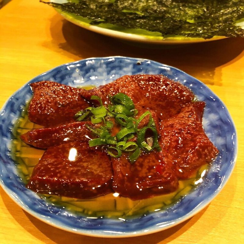 焼きレバー(やきにく庭園)