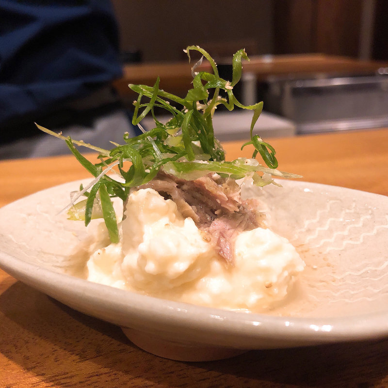鰹のツナのポテトサラダ(メデ・イタシ)