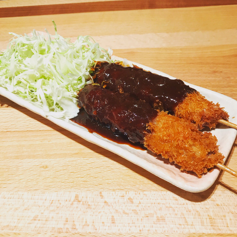 八丁味噌ヒレ串かつ(とんかつ茶づけすずや亀有店)
