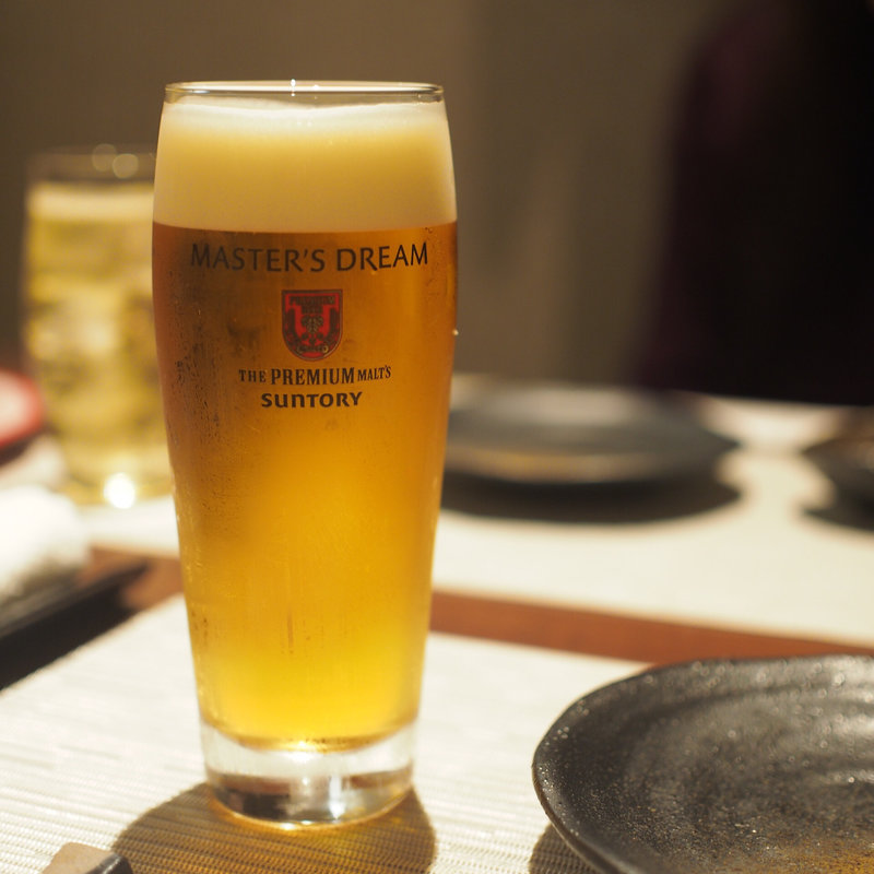 プレミアムモルツ  マスターズドリーム(穴子家NORESORE 難波店)