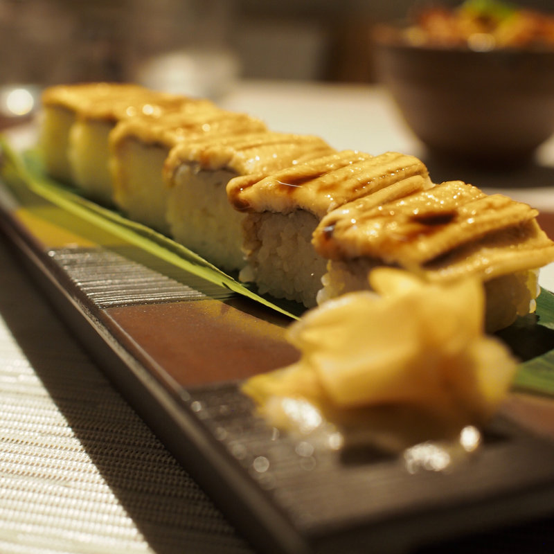 穴子の棒寿司(穴子家NORESORE 難波店)