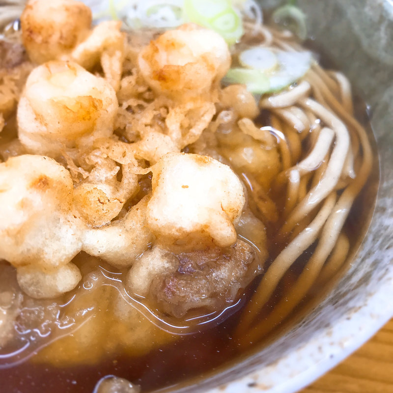 かけそば＋貝柱かき揚げ(二葉 （ふたば）)