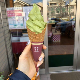 抹茶ソフトクリーム(長峰製茶 町田根岸店 （ながみねせいちゃ）)