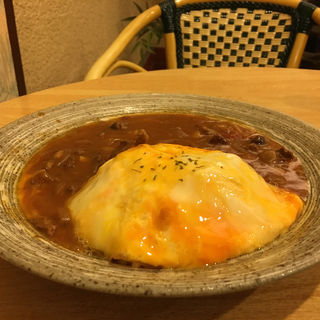 赤味噌オムハヤシライス(前田珈琲 本店 （マエダコーヒー）)