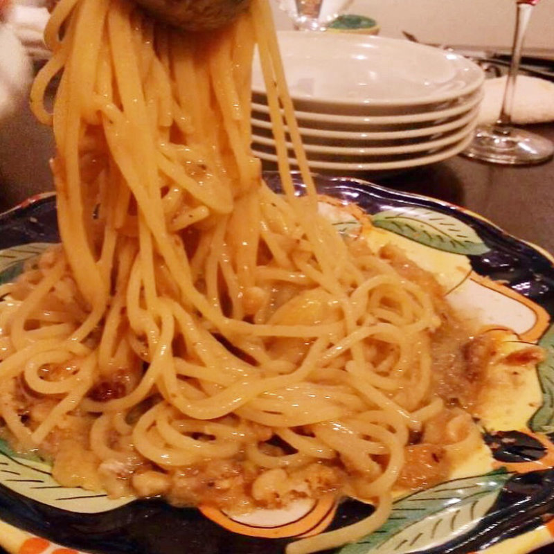 いわしと松の実のスパゲティ(カンティーナ　アルコ （cantina arco）)