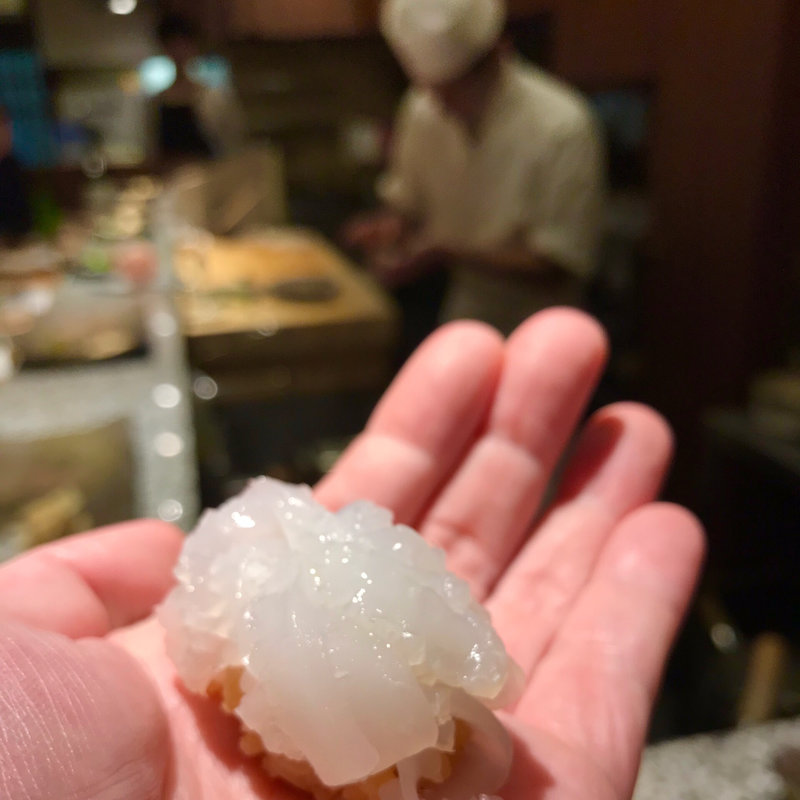 手乗り甘海老(鮓木村建介)