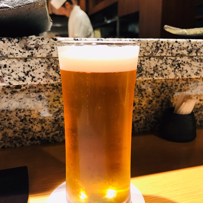 生ビール(鮓木村建介)