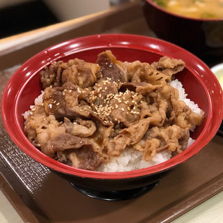 牛カルビ焼丼（並）(すき家 長野中央店 )