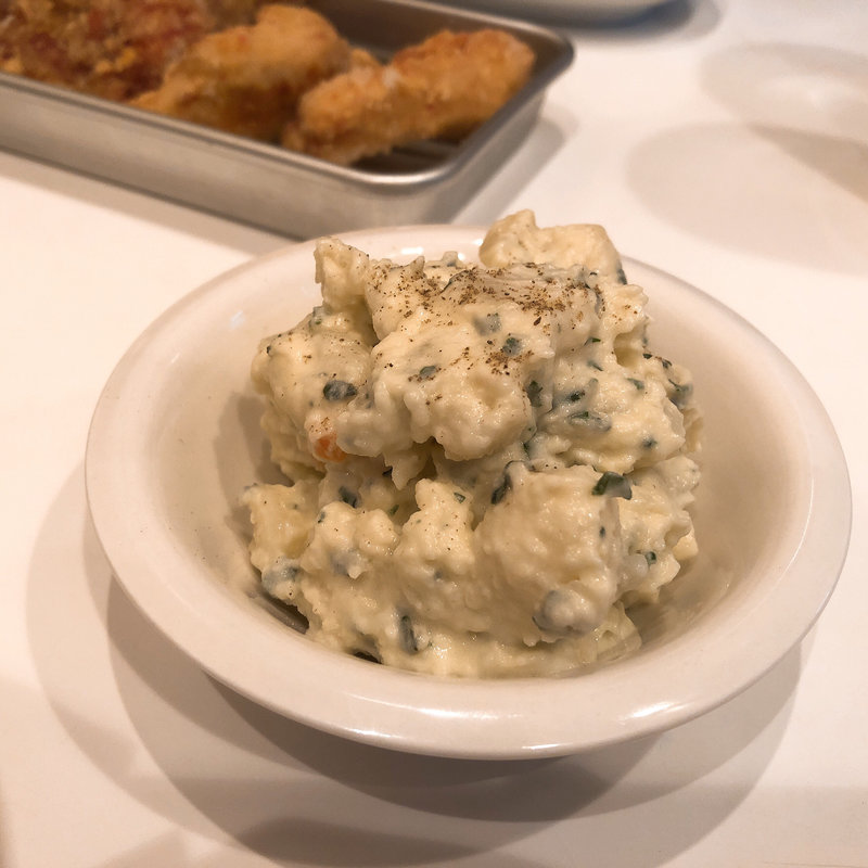 バジルのポテトサラダ(とりあん幡ヶ谷)