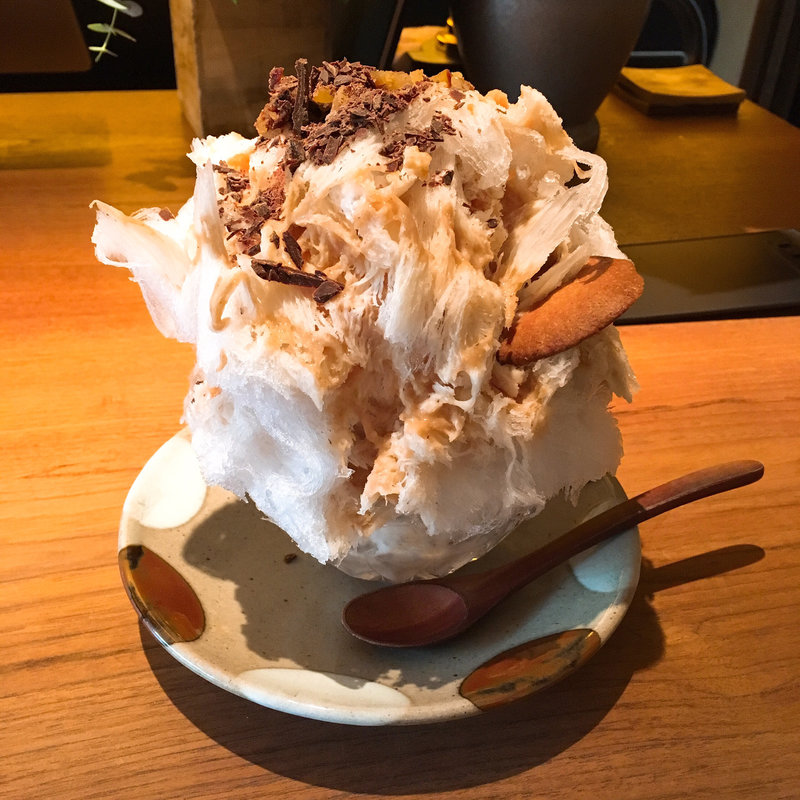 モンブラン氷(祇園NITI （ニチ）)