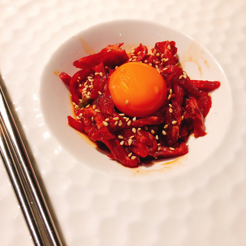 和牛ユッケ(和牛焼肉 土古里 新宿NOWAビル店)