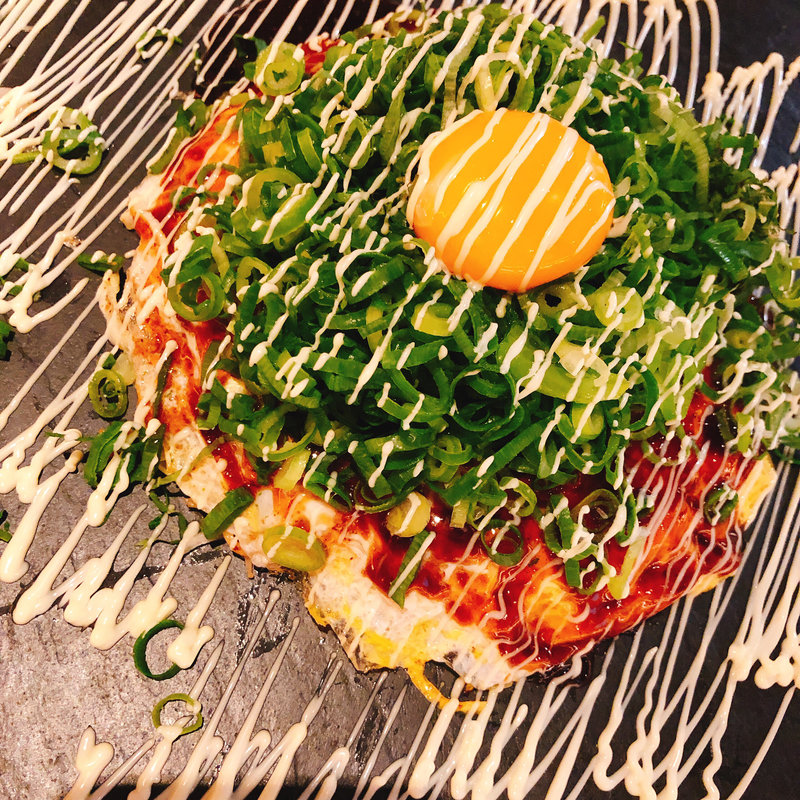 ねぎ月見ベイビー焼(鉄板ベイビー 新宿東口店)