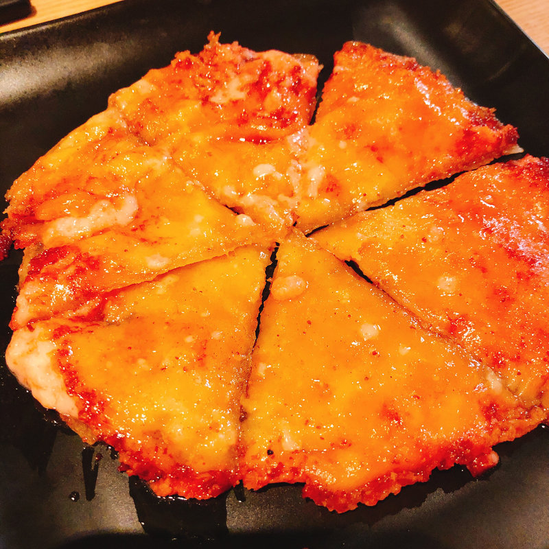 名物鉄板チーズ(明太子)(鉄板ベイビー 新宿東口店)