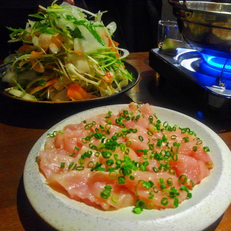 鶏しゃぶ鍋(大衆食堂　GIRAFFE)