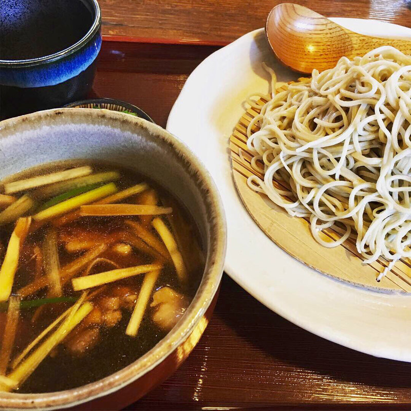 鴨汁そば(手打ちそば･うどん はぎふく)