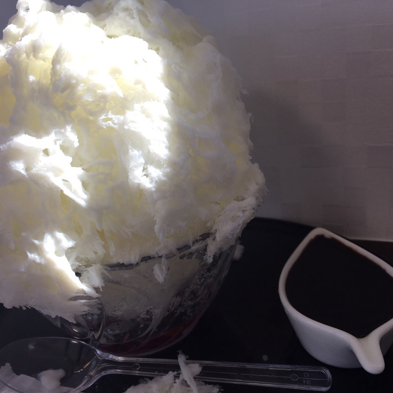 バニラミルク、チョコレートソース追加(羽生もっちり庵)