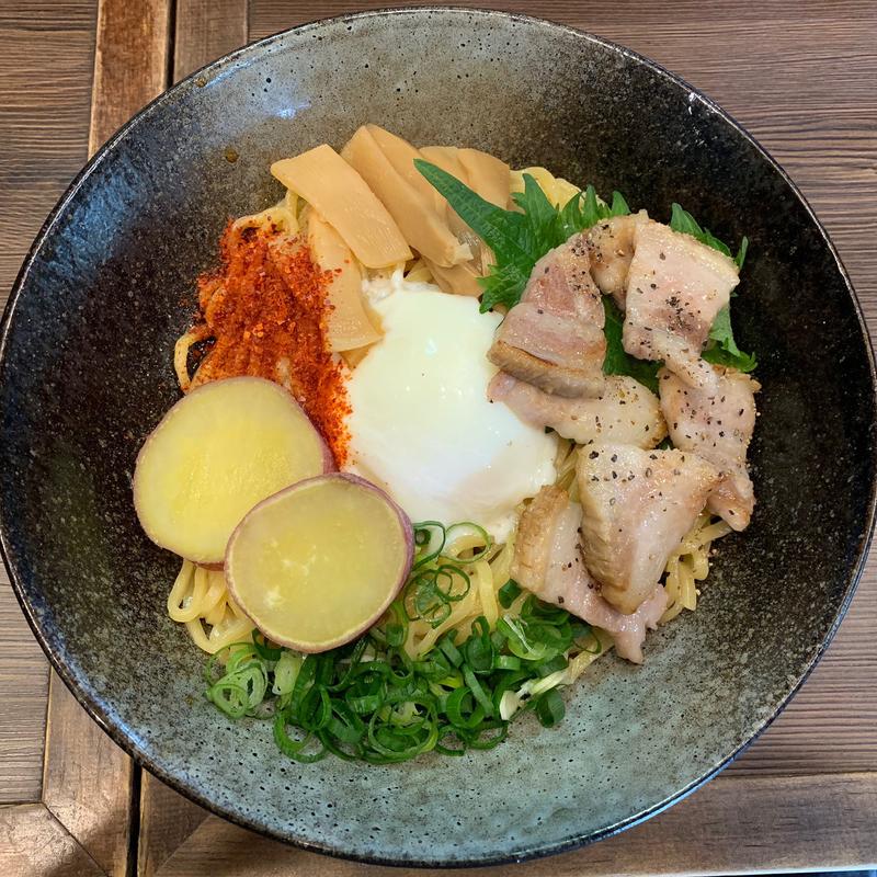 らららの彩りまぜそば(二星らーめん ららら)